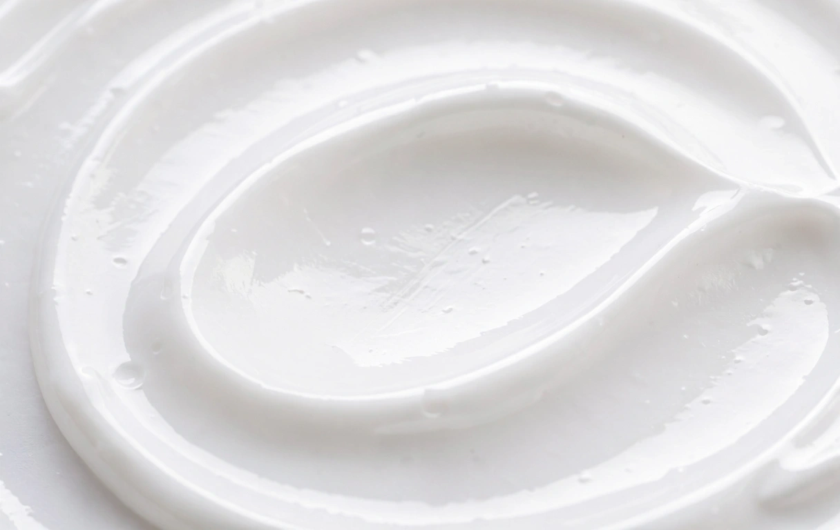 Textura de crema hidratante profesional